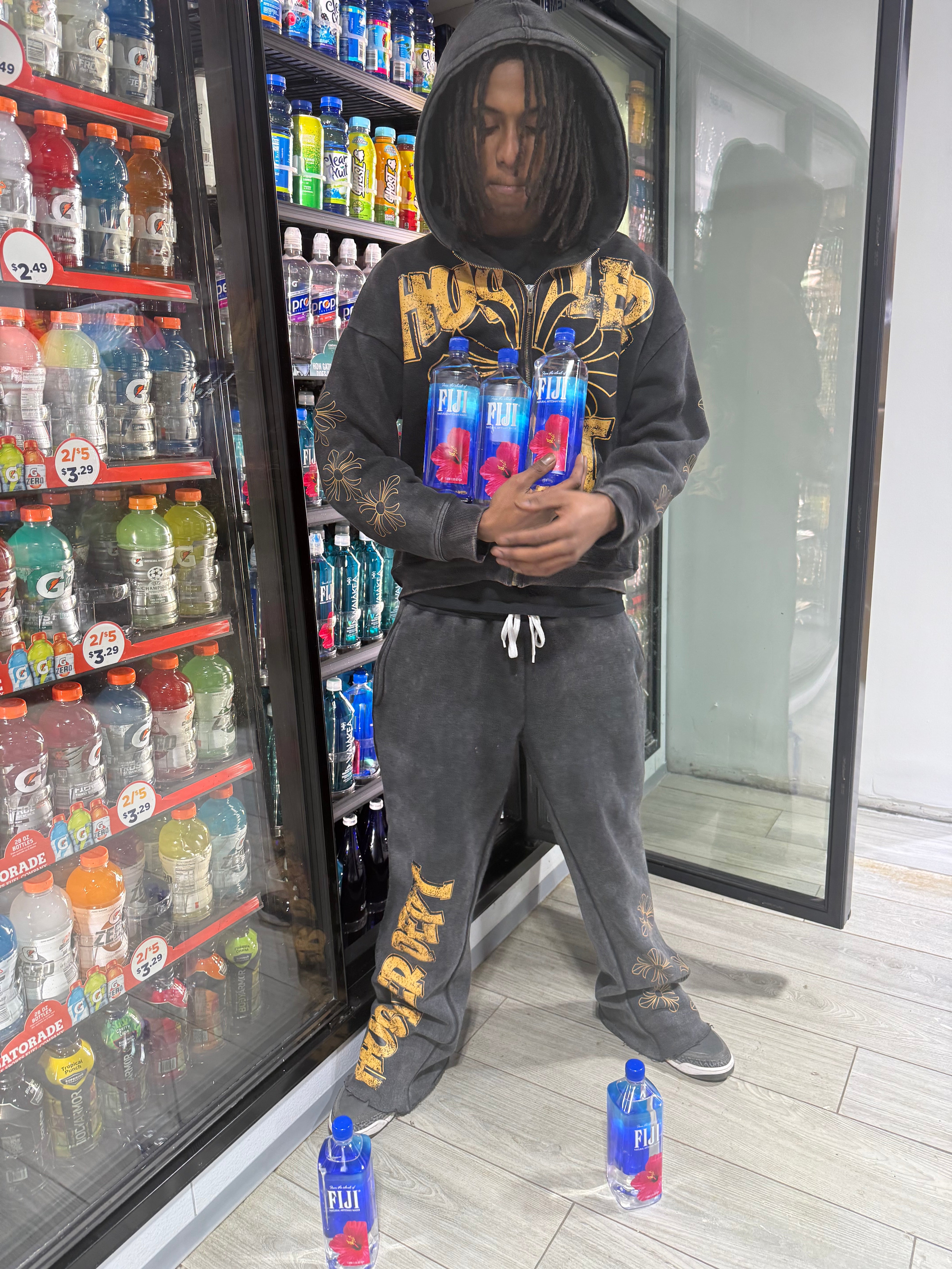 Hustler Dept Flared Jogging Suit