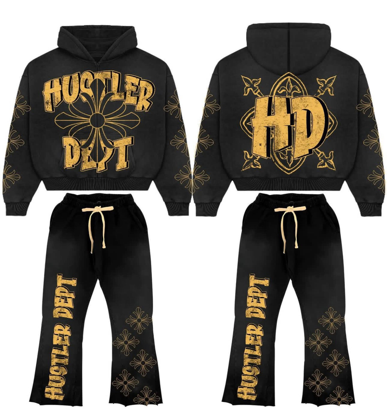 Hustler Dept Flared Jogging Suit